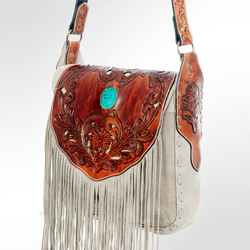 American Darling Crossbody Hand Tooled Genuine Leather Western Women Bag Handbag Purse | for Cute